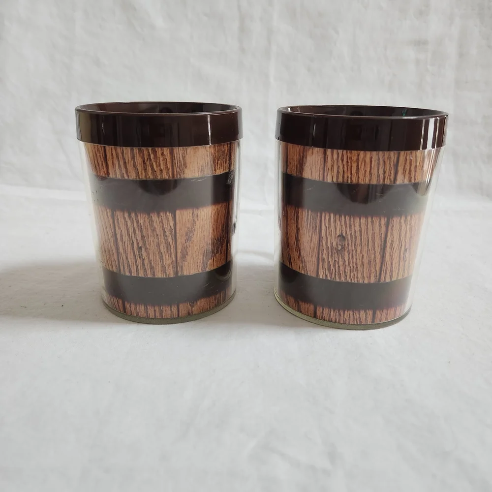 Dart Industries Thermo Serv Old Oaken Bucket Mugs
